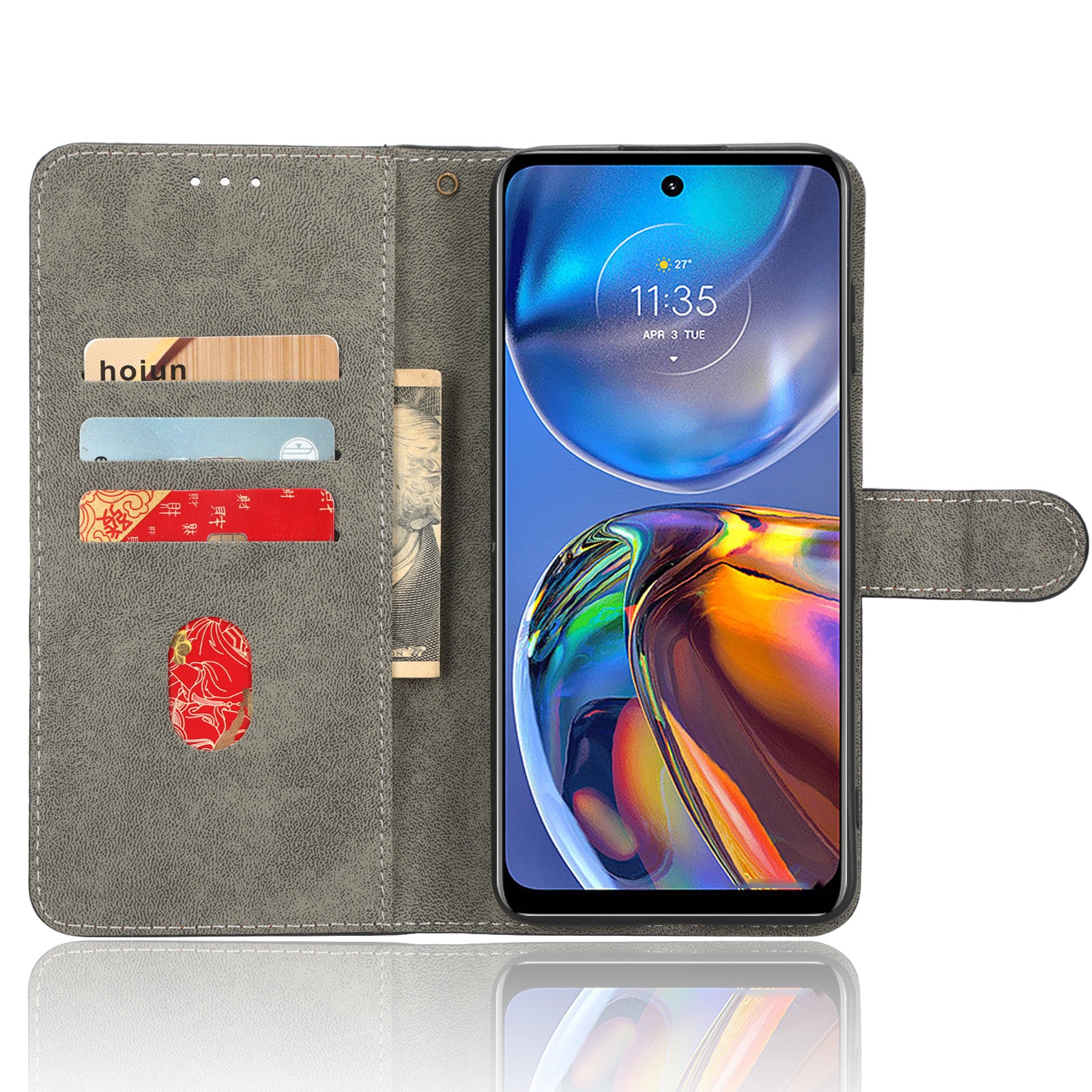 For Motorola Moto E32 4G Cell Phone Case PU Leather RFID Blocking Magnetic Full Protection Phone Cover with Wallet Stand For Motorola Moto E32 4G Cell Phone Case PU Leather RFID Blocking Magnetic Full Protection Phone Cover with Wallet Stand